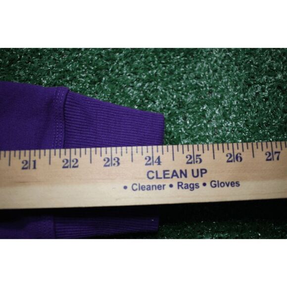 Champion Colorblock Hoodie Purple & Olive Green Men’s Size L Pullover Sweatshirt - Picture 6 of 8